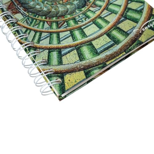 Venegas Libreta de Espiral - Cuaderno de Notas, Pasta Dura, 100 Hojas de Puntos, Diseño Artístico, Tamaño 14.5 x 21.5 cm, Diario de Gratitud, Agenda Personal, Oficina, Escuela, Bonitos Regalos - Venegas Arte