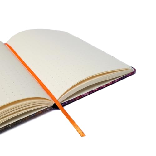Venegas Libreta de Pasta Dura - Cuaderno Clásico de Notas, 80 Hojas de Puntos, Diseño Artístico, Tamaño 13 x 21cm, Diario de Gratitud, Agenda Personal, Oficina, Escuela, Journal Notebook - Venegas Arte